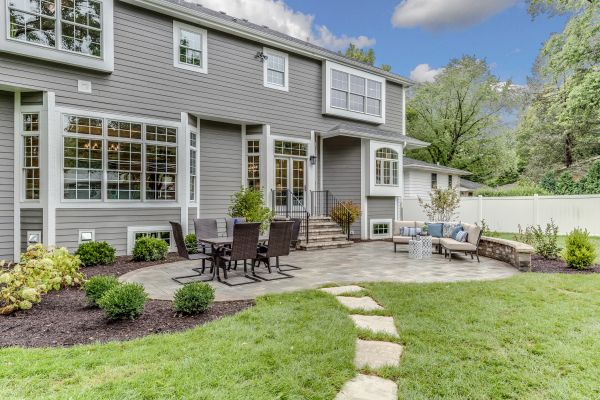 Concrete Patio Landscaping in Northville