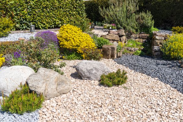 Decorative Gravel Installation in Northville