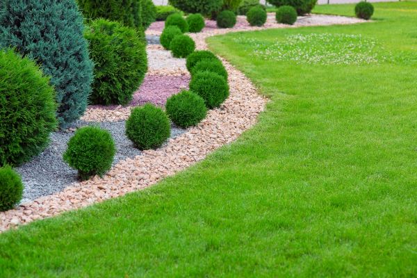 Edging Stones Installation in Northville