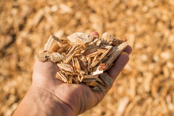 Wood Chips Spreading in Northville
