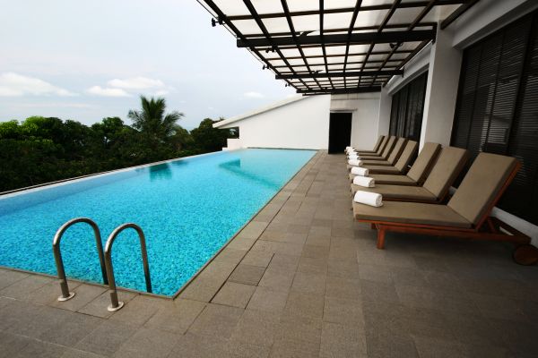 Pool Patio Landscaping in Northville