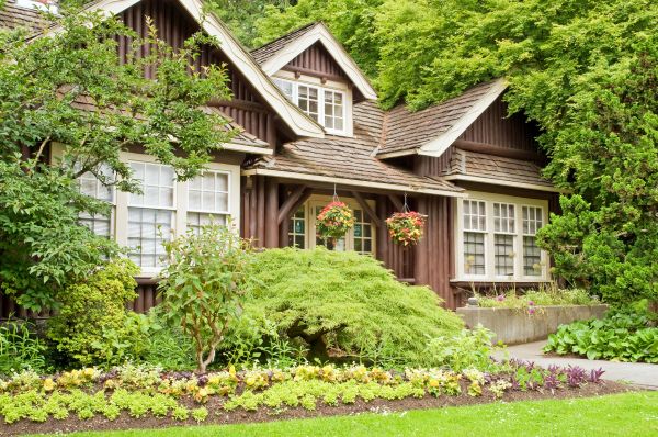 Log Home Landscaping in Northville